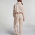 Onesie-fleece, Beige