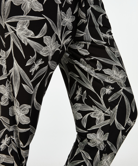 Pyjamasbyxa Jersey, Svart