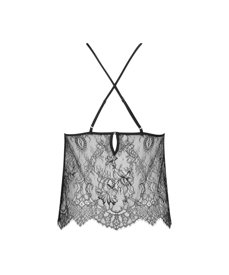 Cami Lace Delphine, Svart