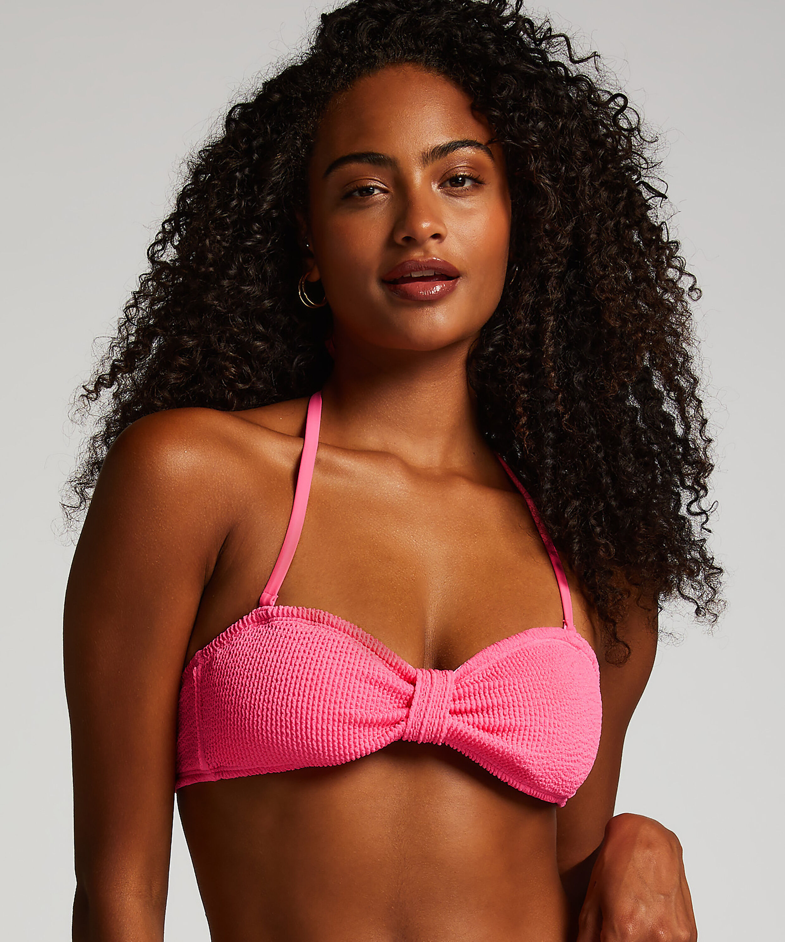 Bikinibandå Crinkle, Rosa