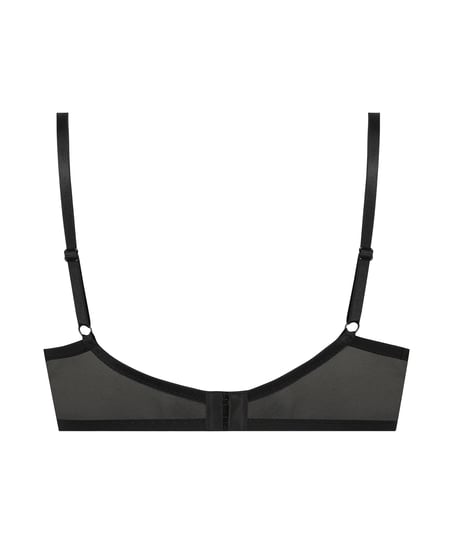 Icke-formpressad bygel-bh Liberty, Svart