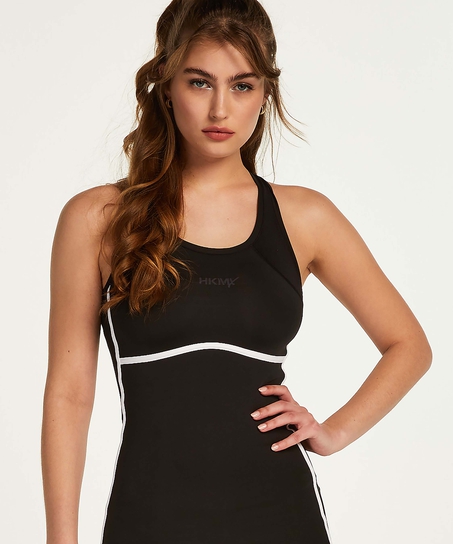 HKMX Ayla slim fit linne, Svart