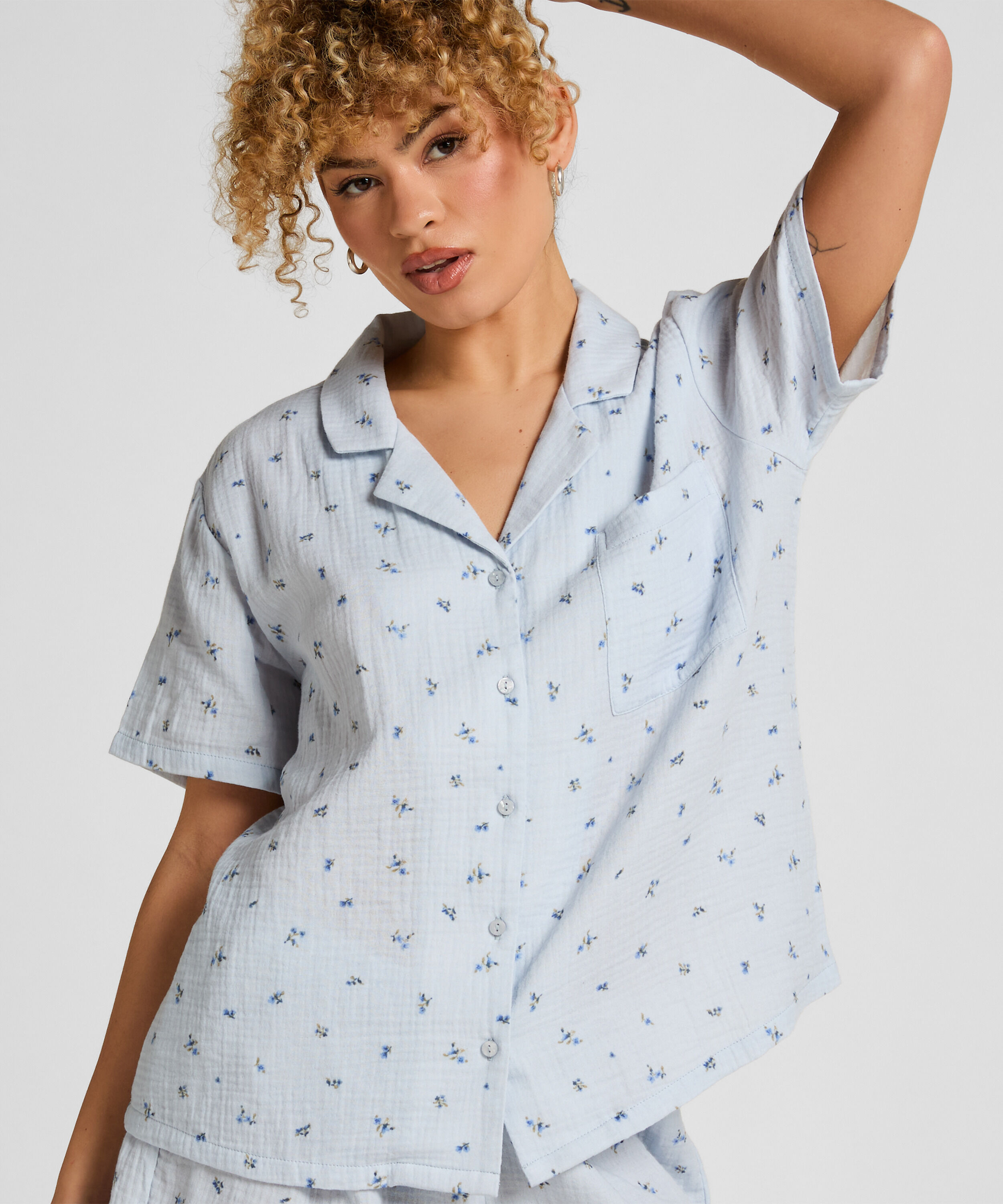 Muslin-jacka, Blå Muslin-jacka, Blå