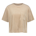 Top Velours Pocket, Beige