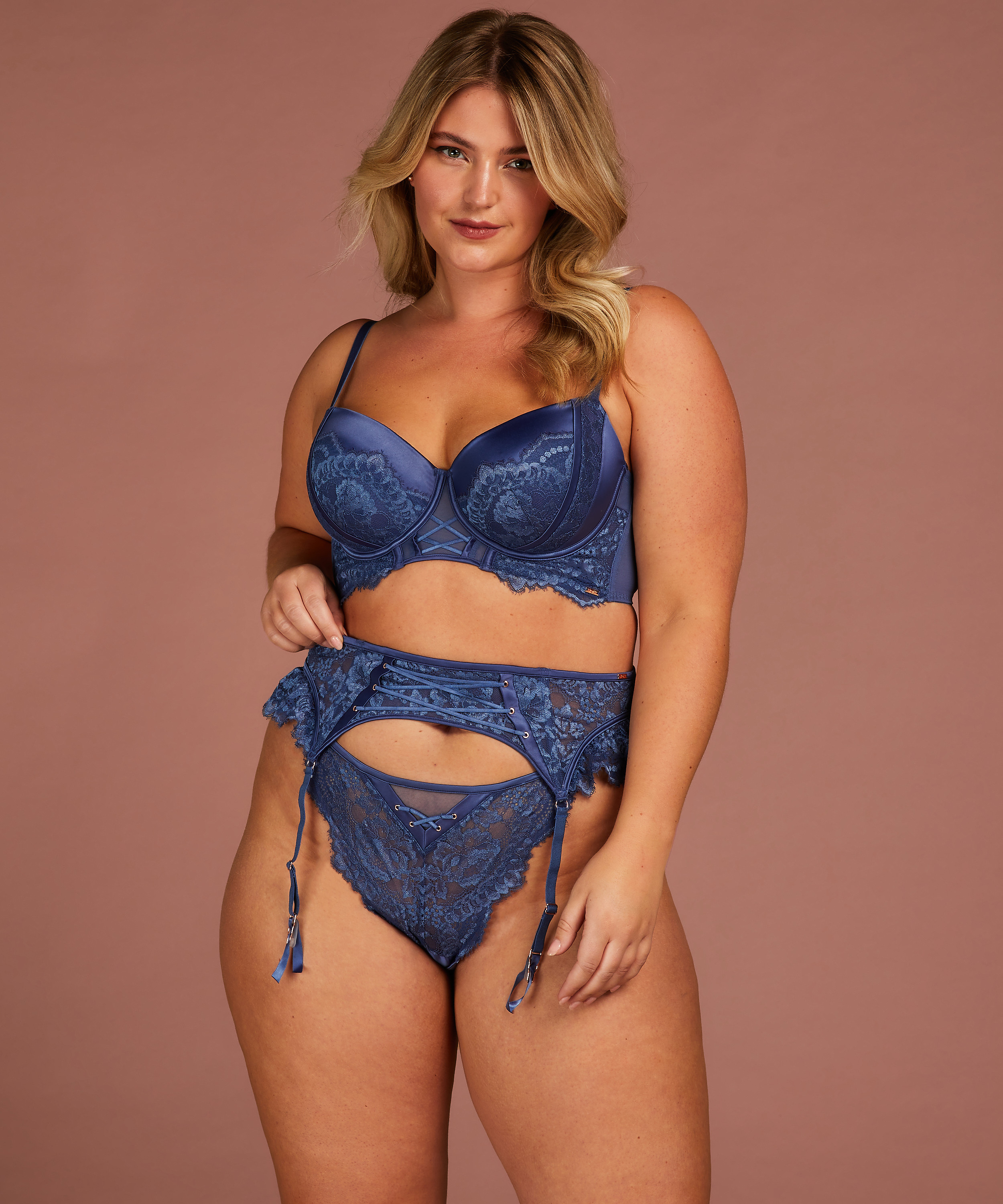 Strumpebandshållare Daan, Blå, main