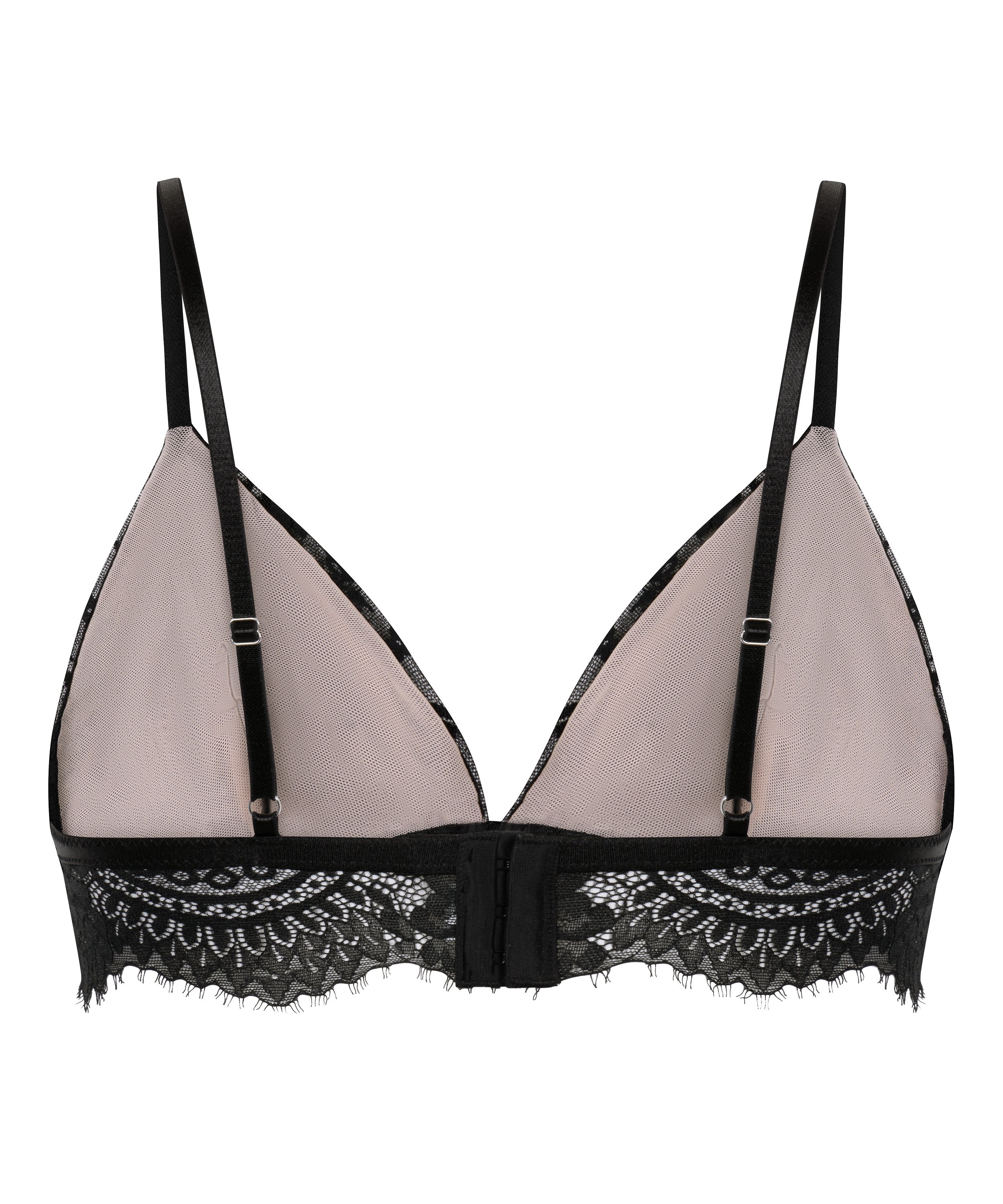 Lou bralette, Svart, main