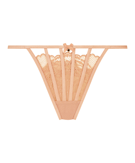 Maxime stringtrosa, Beige