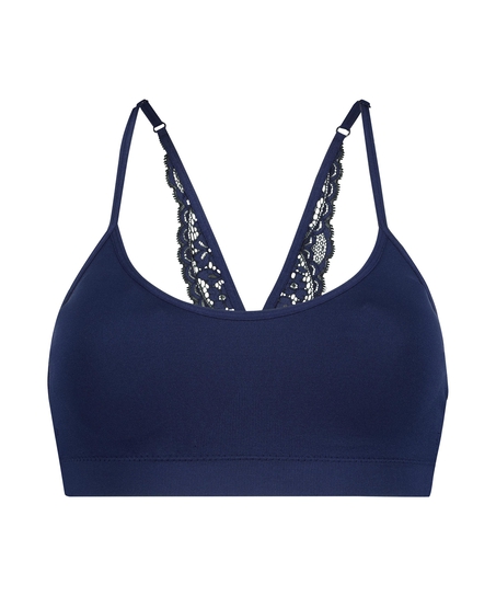 Rose s&ouml;ml&ouml;s bralette, Bl&aring;