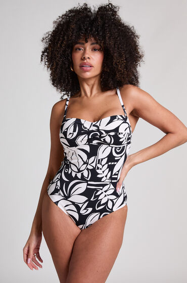 Hunkemöller Mauritius bandå baddräkt Svart