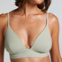 Triangel Bralette Smooth, Grön
