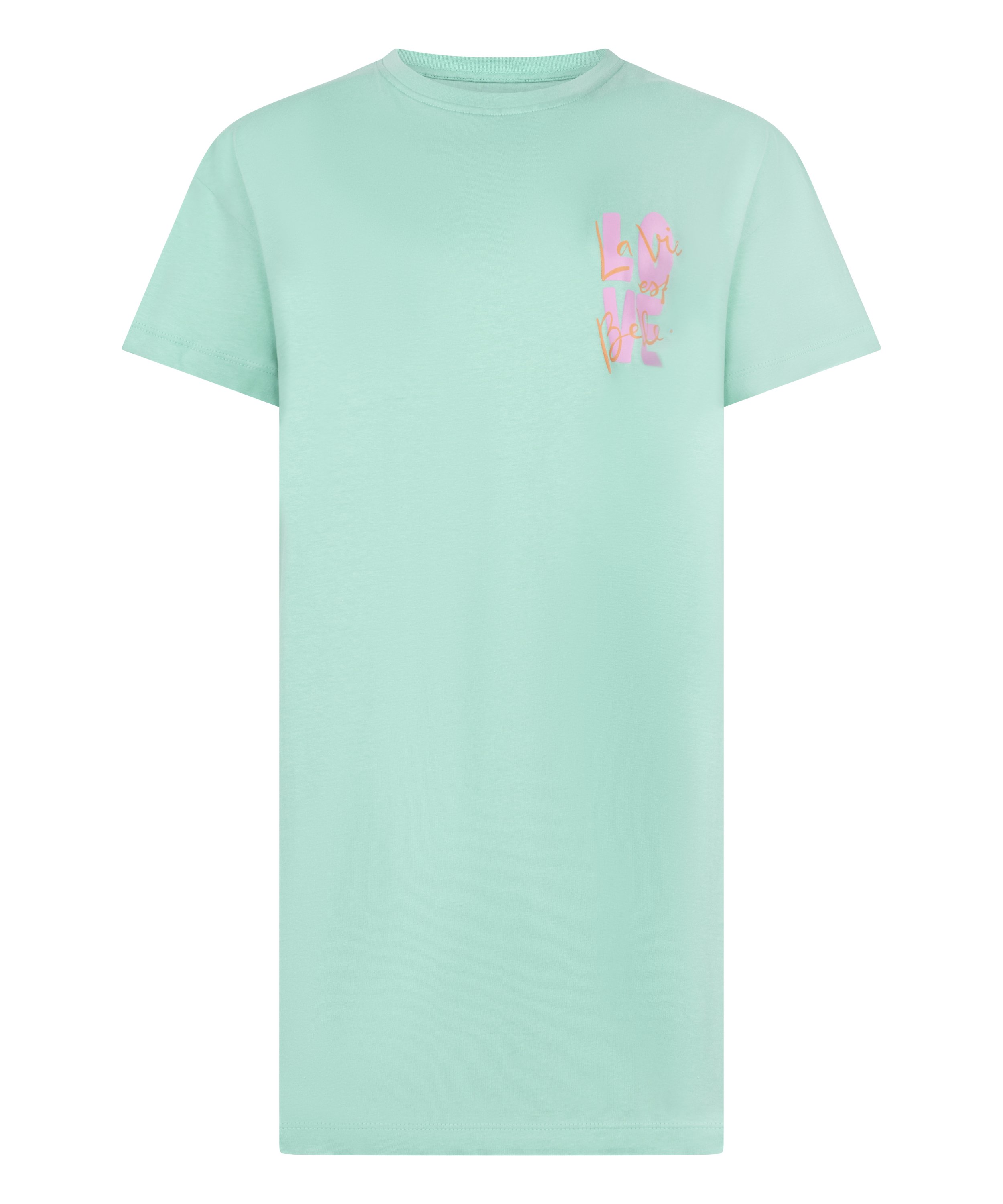 Nattskjorta med rund hals, Gr&ouml;n, main