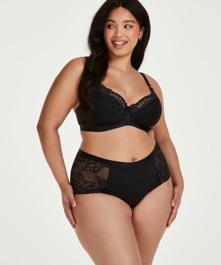 Adeliaide vadderad bygelbehå, Svart