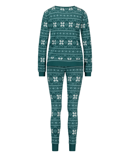 Pyjamasset Fleece, blå