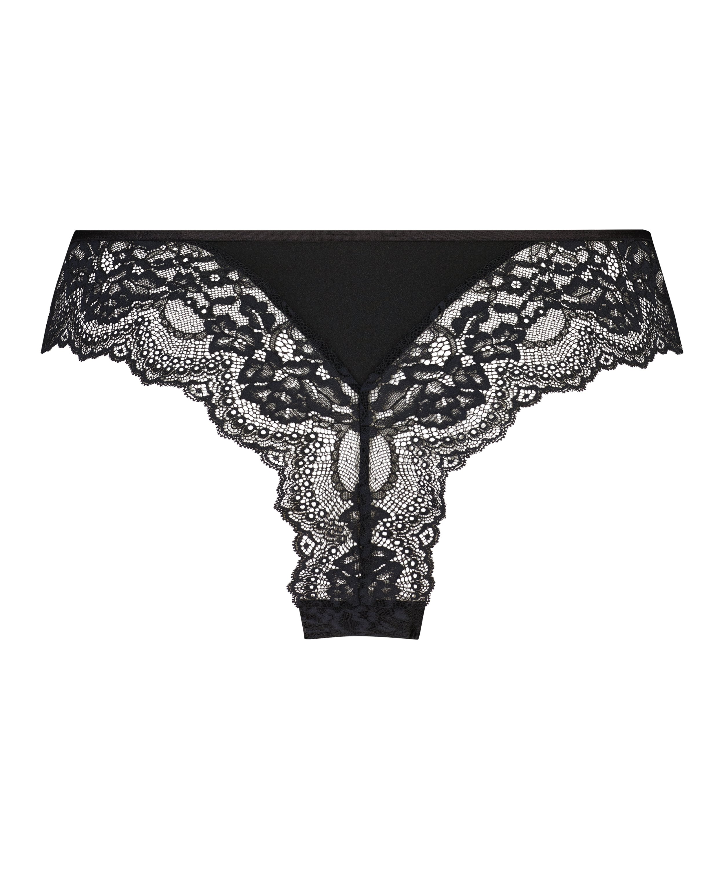 Högt skuren brazilian-trosa Dora, Svart, main