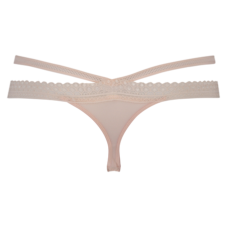 Stringtrosa Strappy Low, Rosa