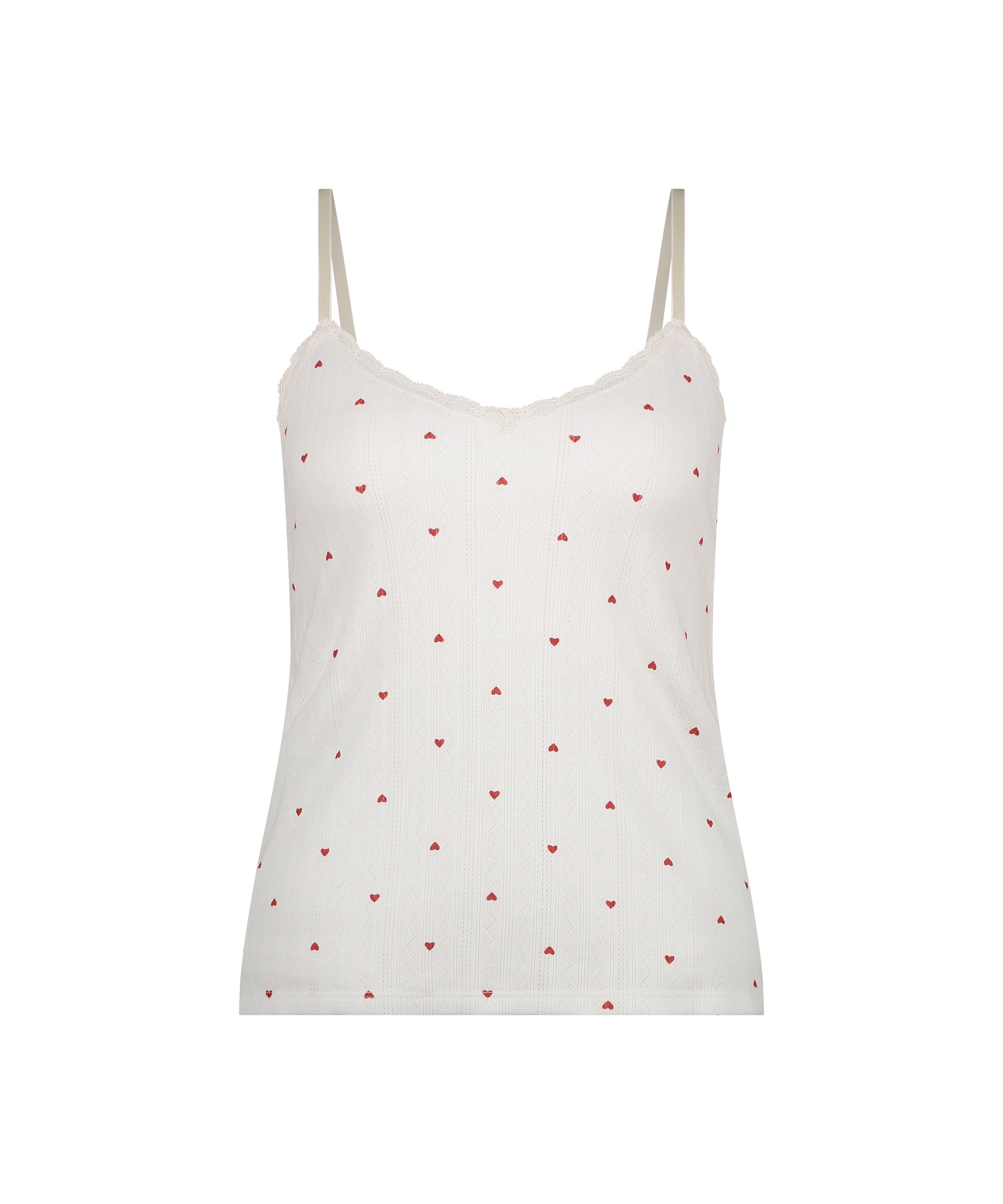 Linne Cami Lace, Vit, main