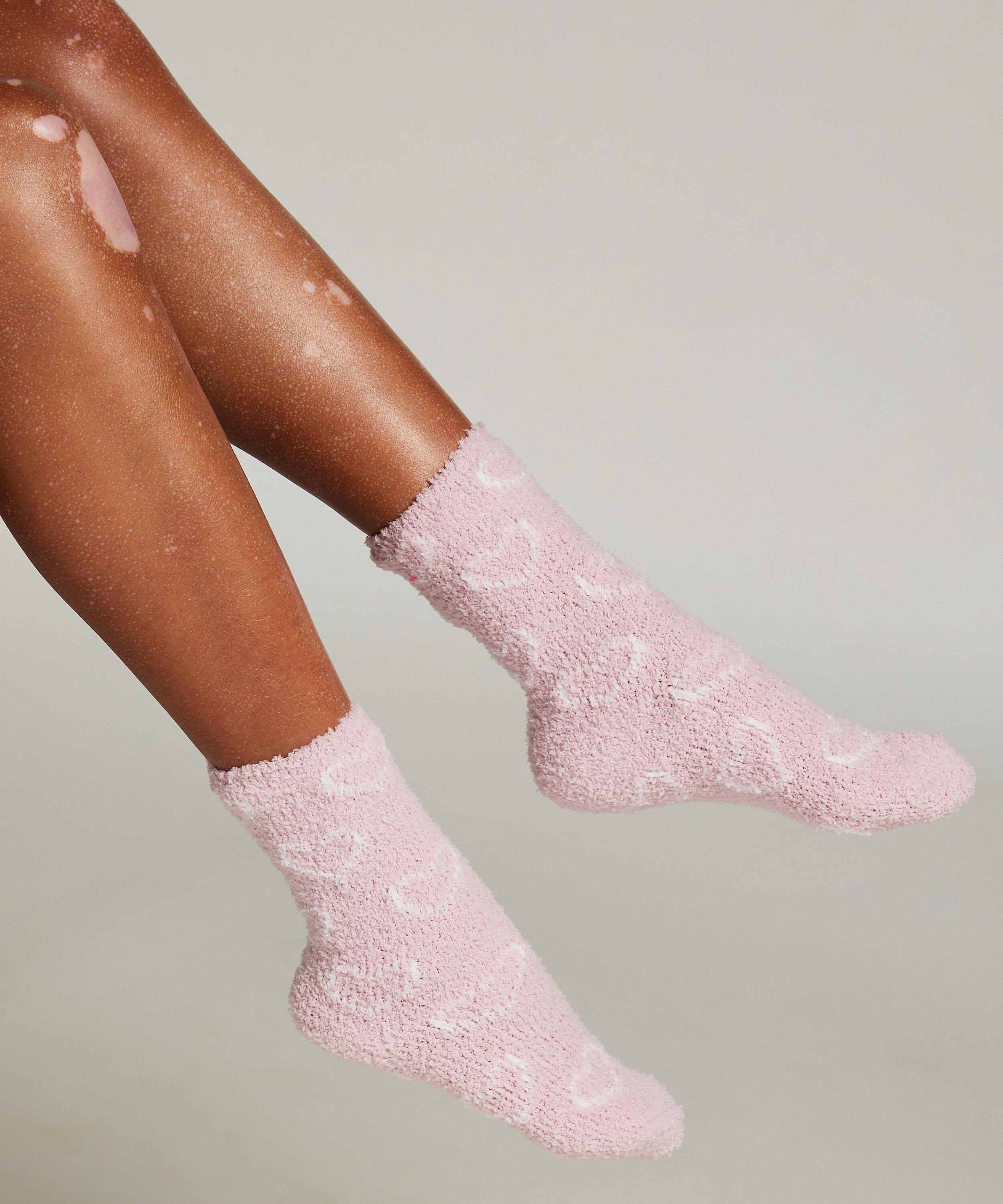 2 Par Strumpor Cosy, Rosa