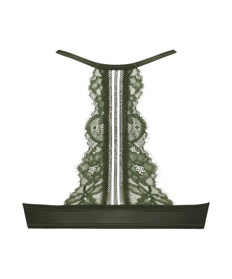 Formpressad bygel-bh med pushup Saffron, Grön