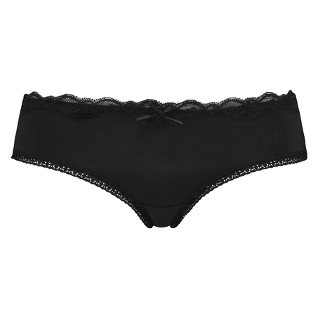 Brazilian-trosa i mikrofiber, Svart