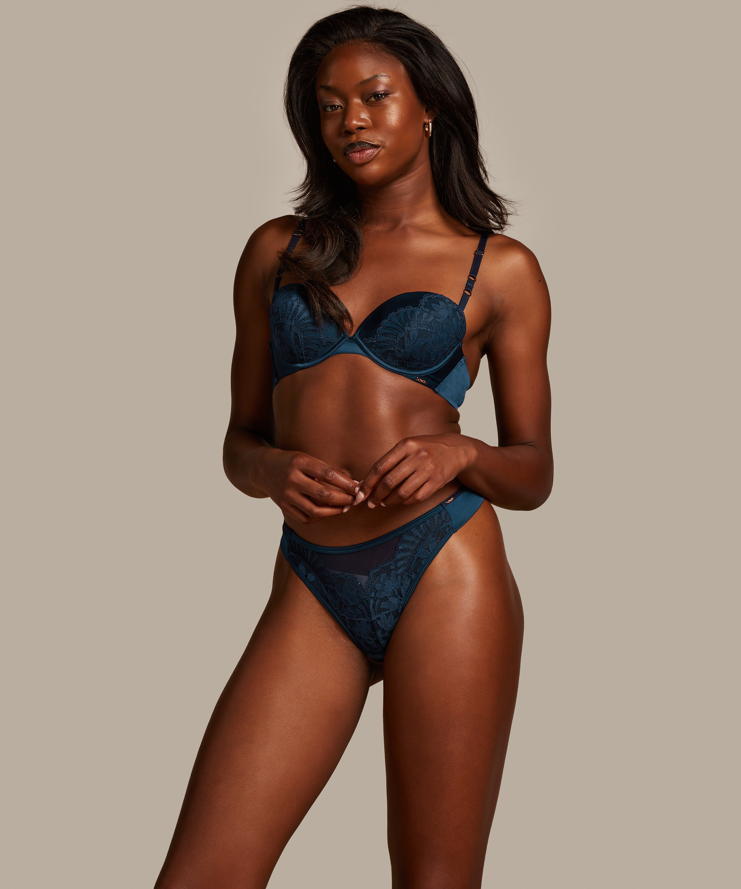 Stringtrosa Josien, blå, main