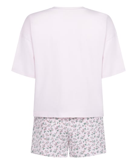 Pyjama Set Cotton Jersey Short, Lila