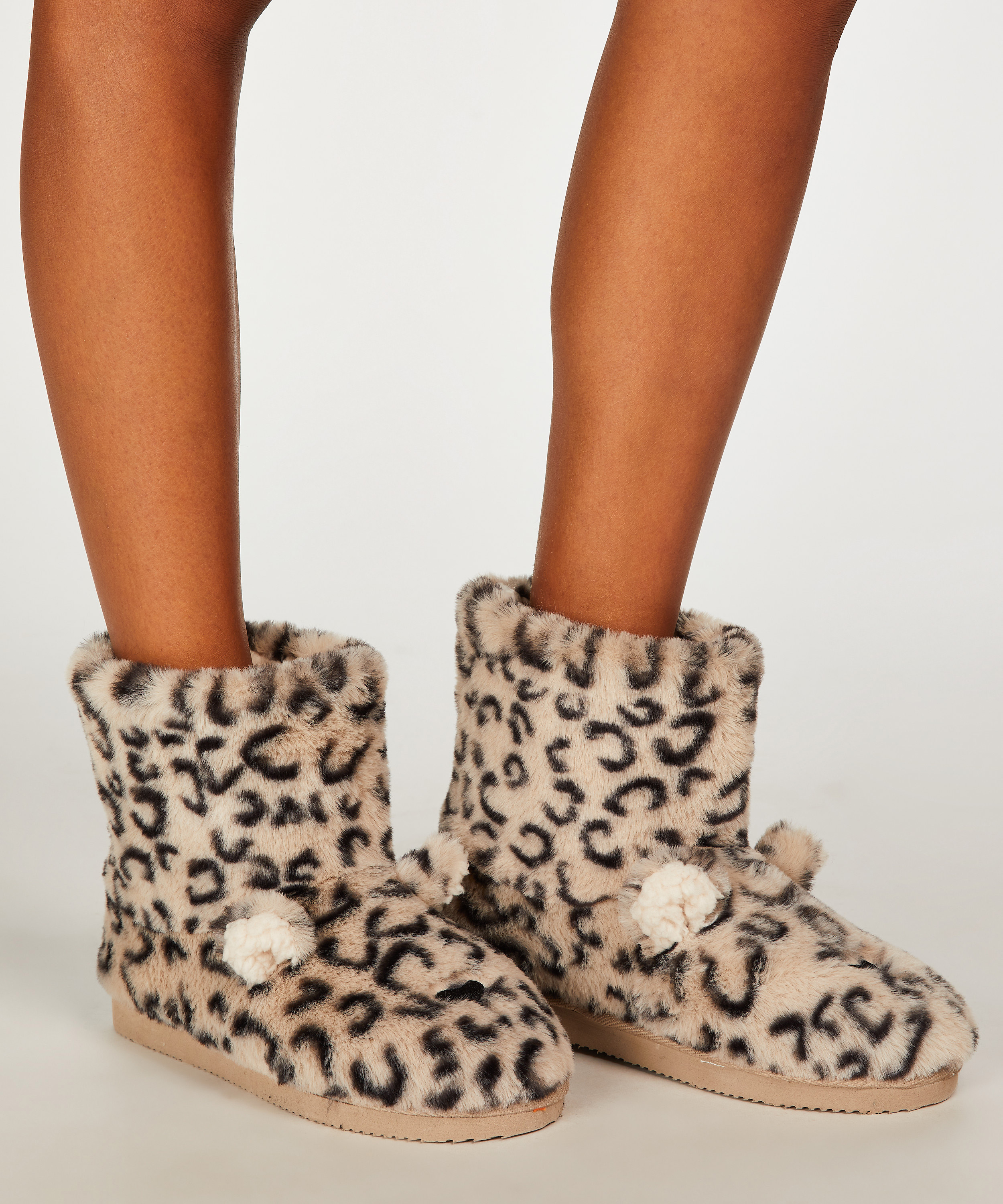 Leopard Print Boot, Beige, main