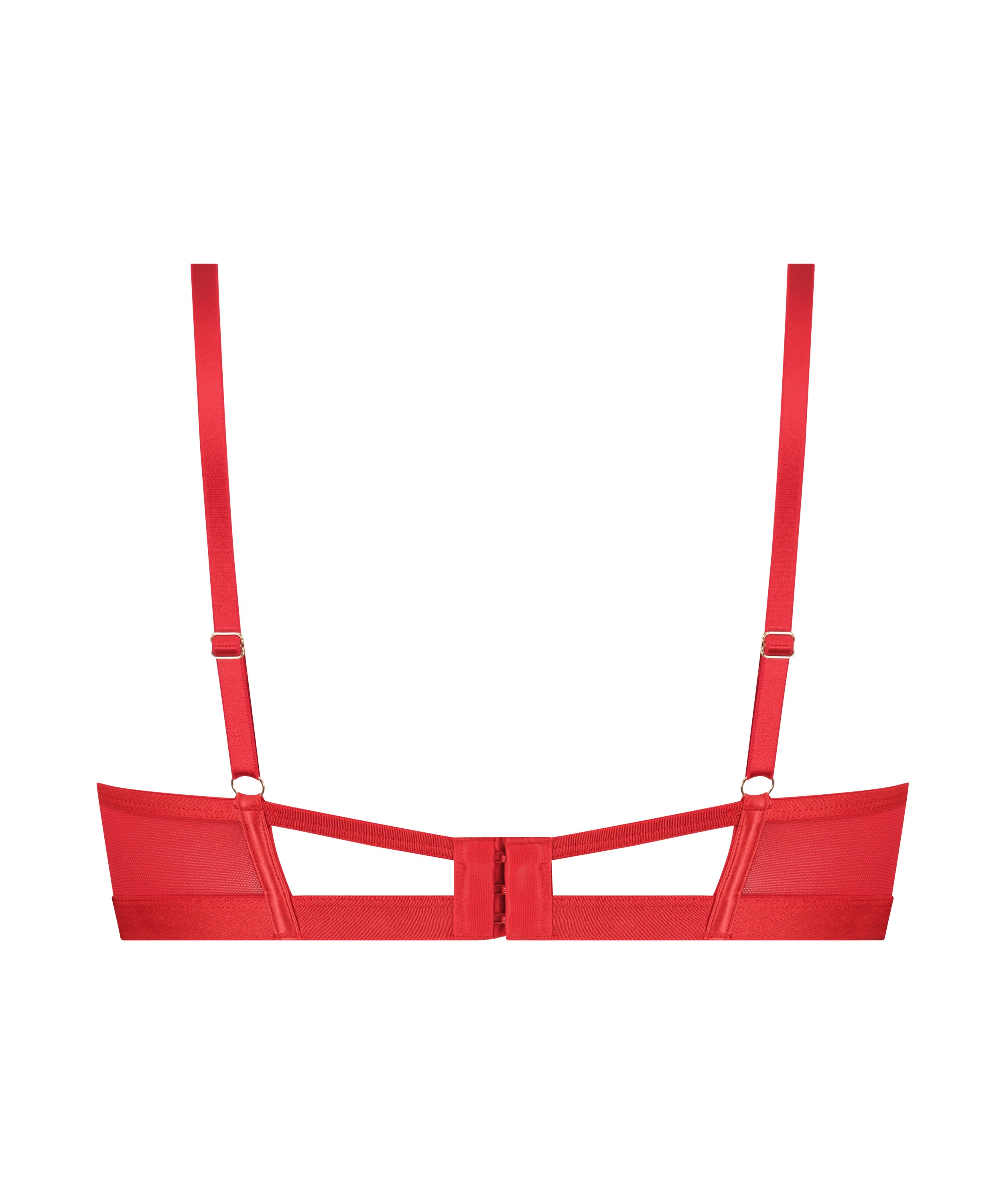 Icke formpressad bygel-bh Bellini, Röd, main