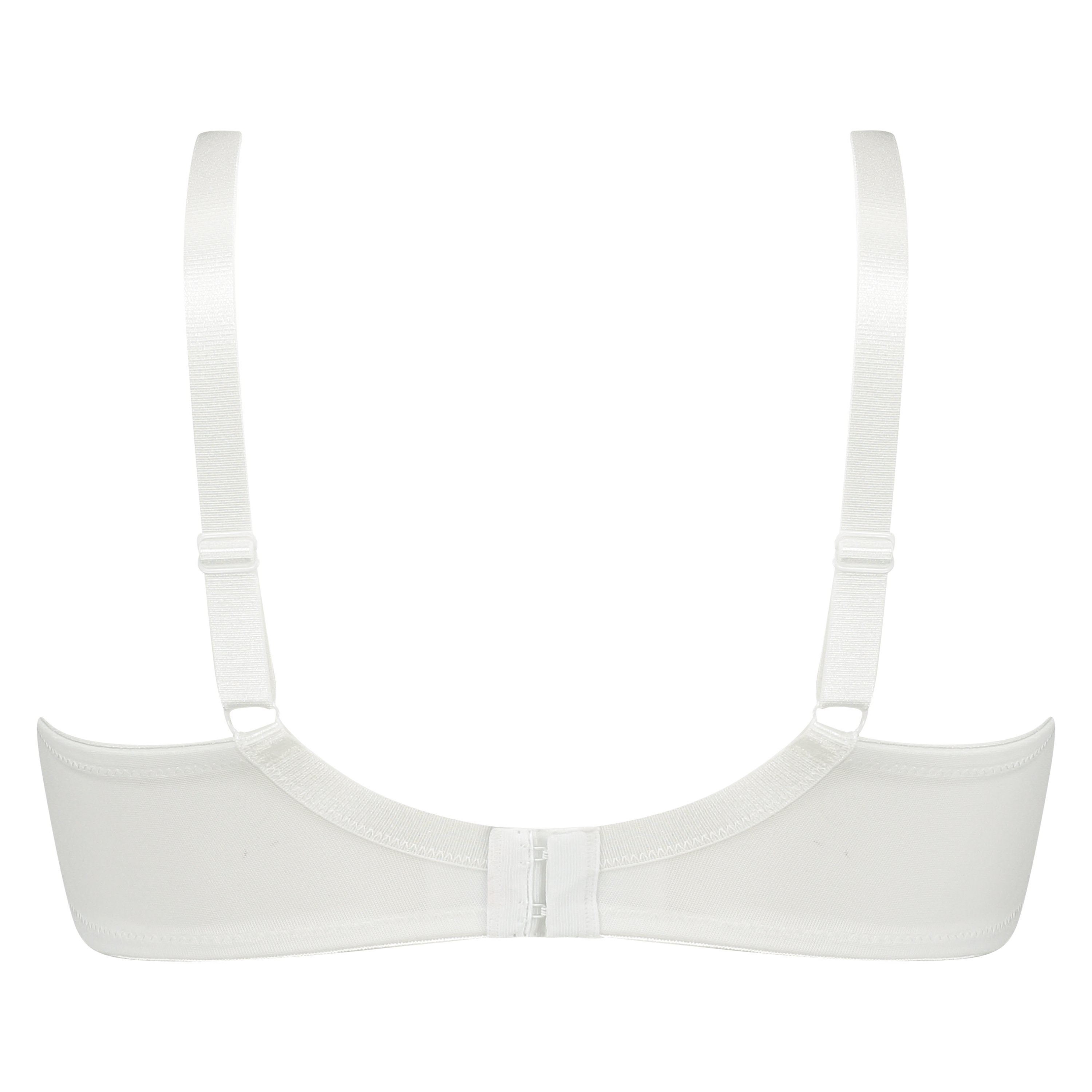 Icke-formpressad minimizer-bh med bygel Nina, Vit, main