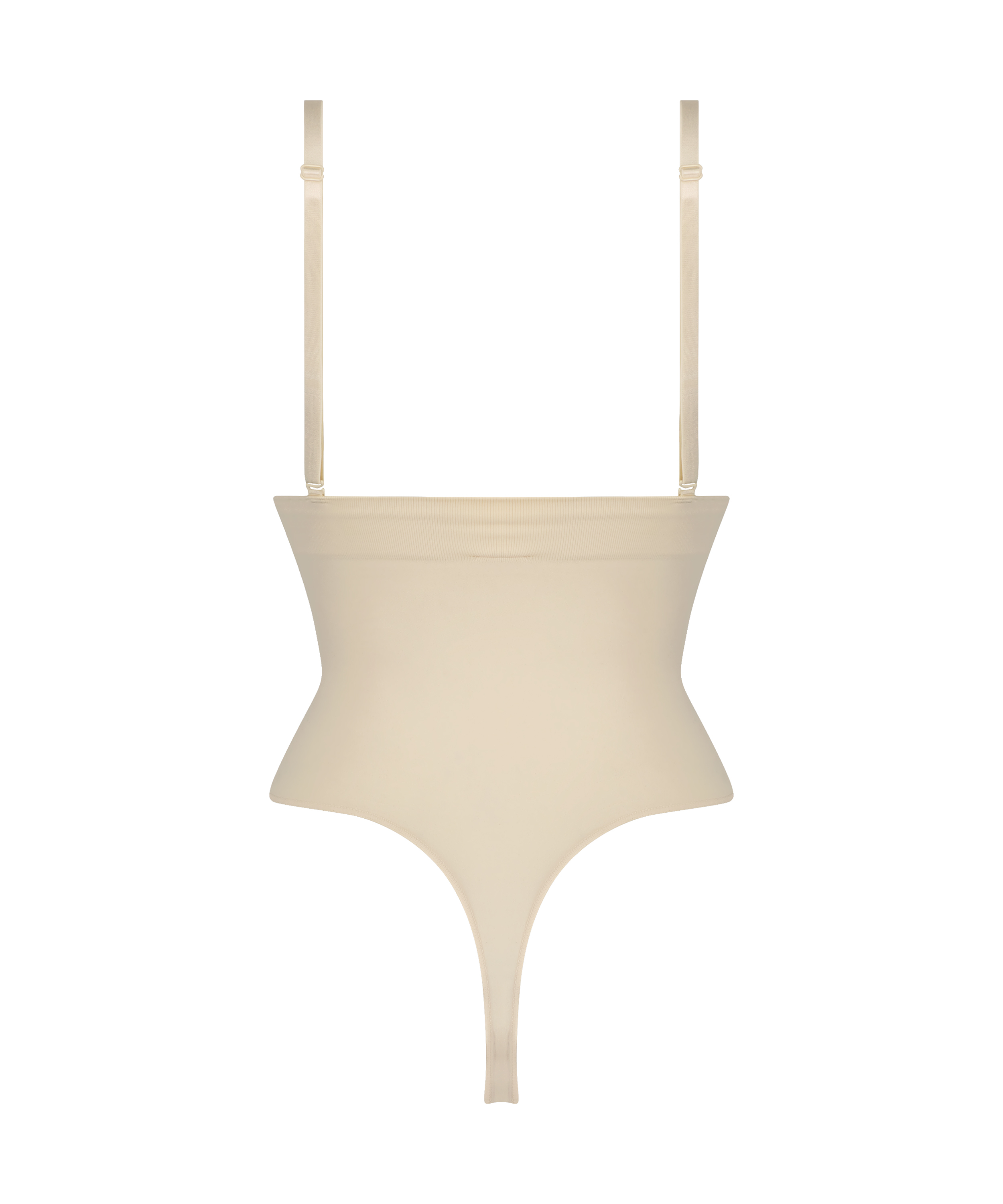 S&ouml;ml&ouml;s f&ouml;rb&auml;ttrande stringtrosa med h&ouml;g midja, Beige, main