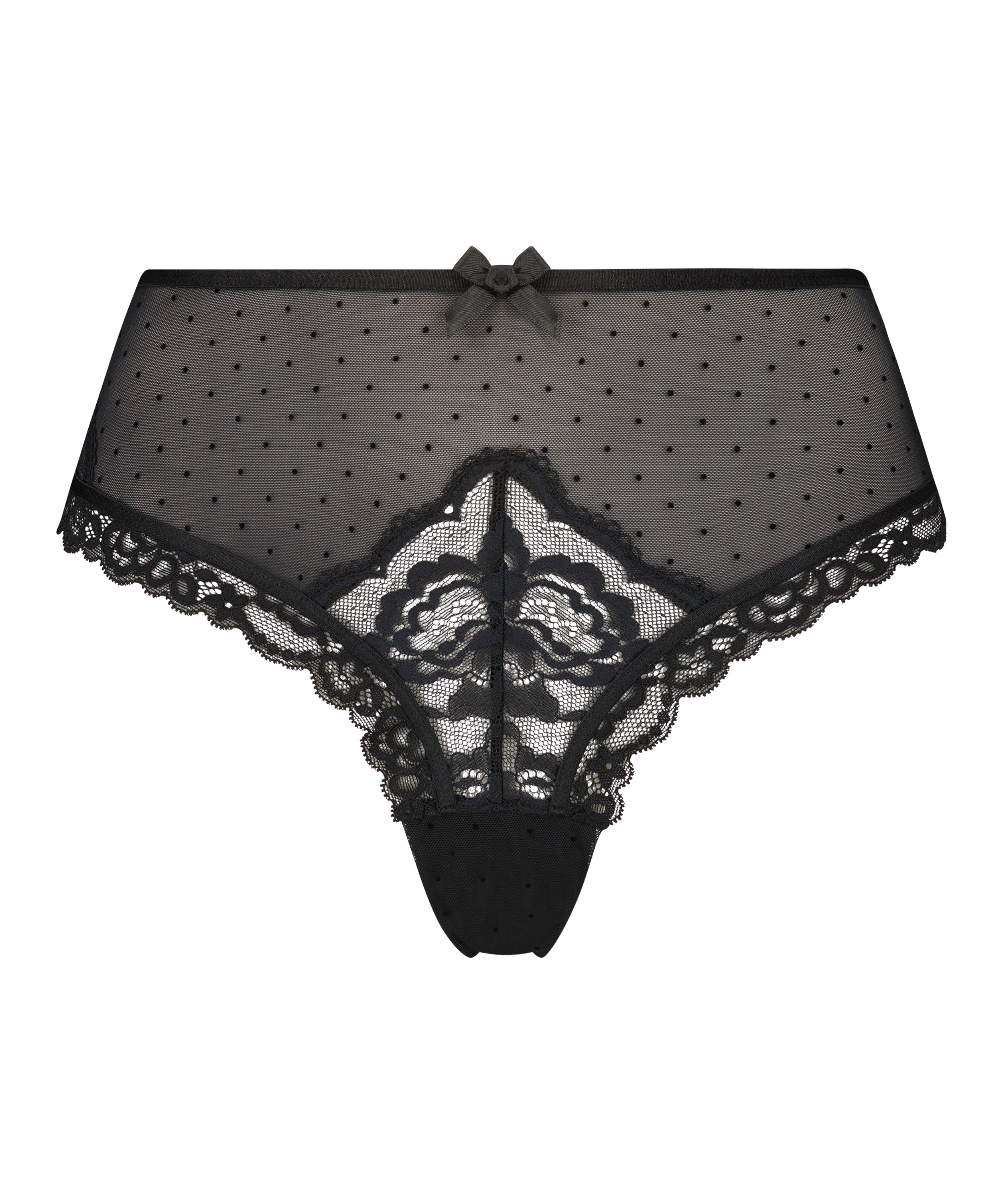 Indiana Curvy Brazilian-trosa, Svart, main