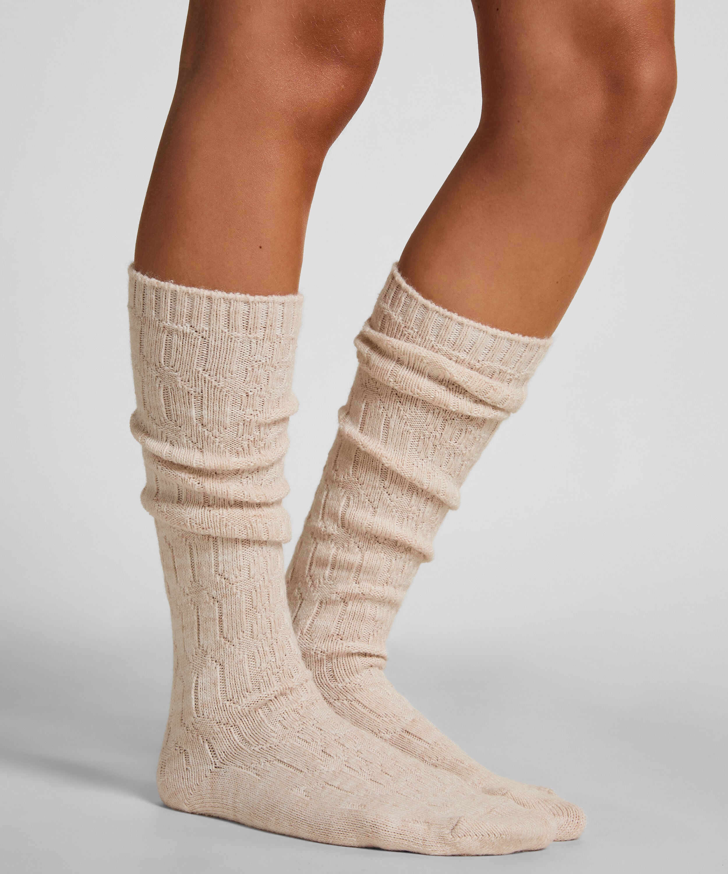 2 par strumpor, Beige