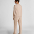 Långärmad pyjamastopp Jersey, Beige