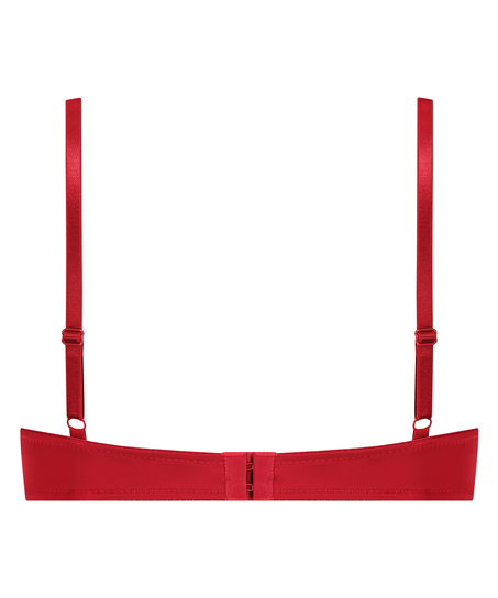 Formpressad bygel-bh Plunge, Röd