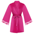 Peonie kimono i satin, Rosa