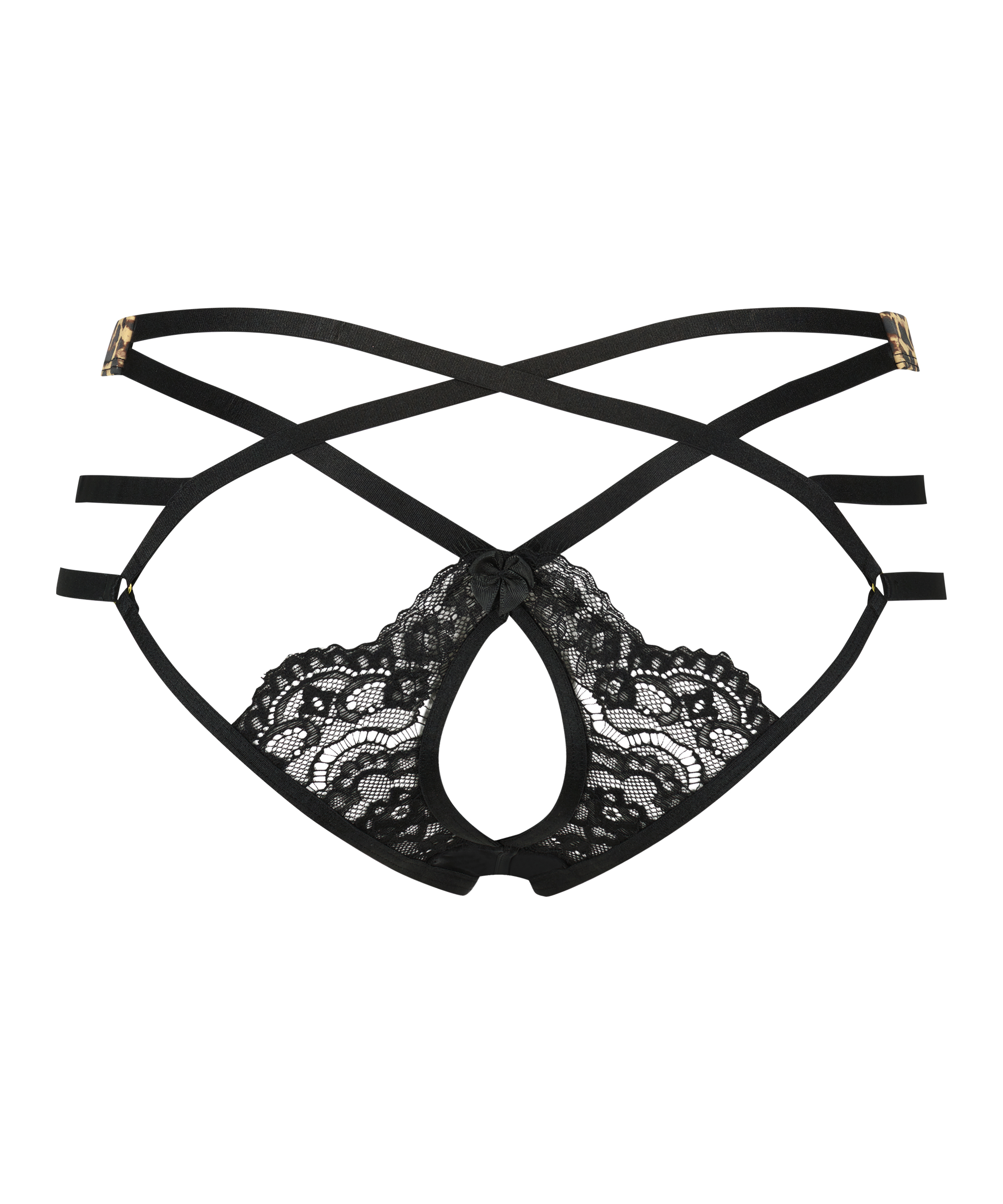 Mitzy högt skuren braziliantrosa med pen crotch, Svart, main