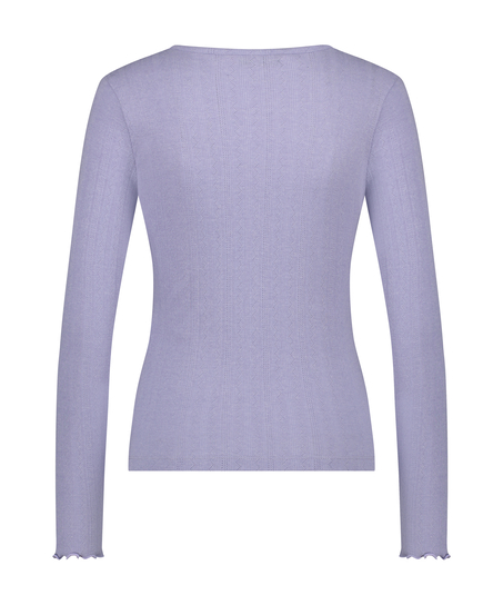 Pyjamastopp Henley, Lila