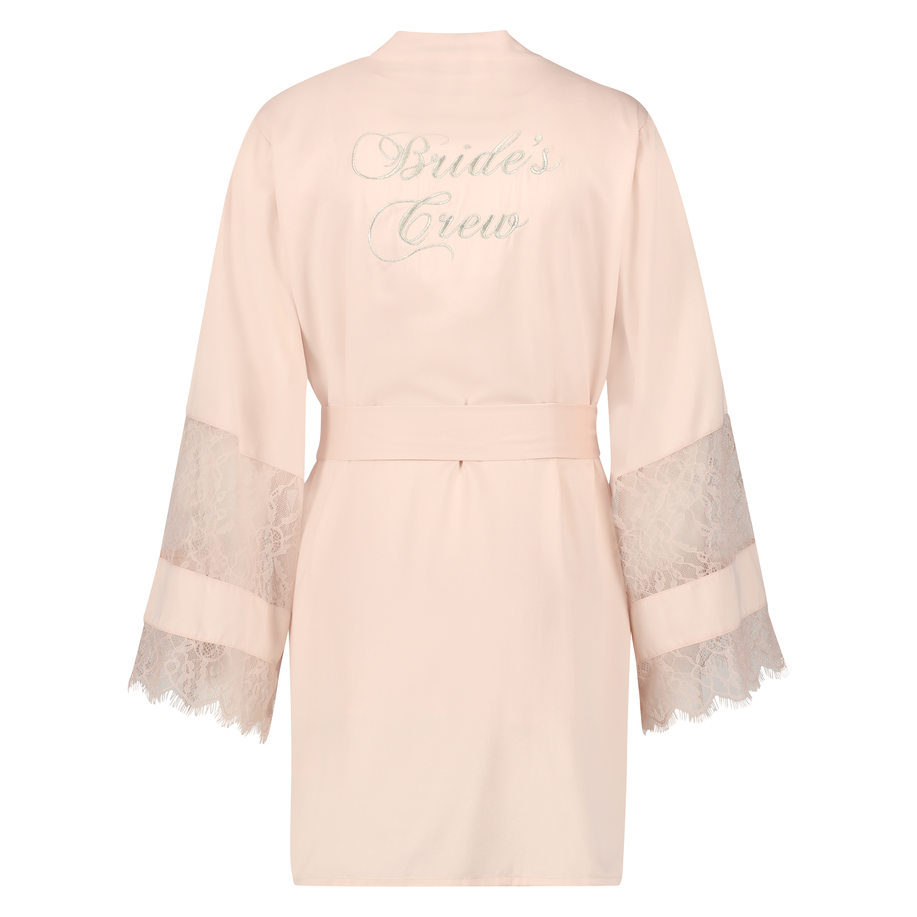 Satinkimono f&ouml;r bruden, Rosa, main