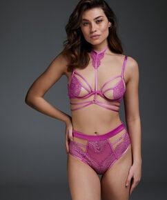 Chasity brazilian-trosa med &ouml;ppen gren, Rosa