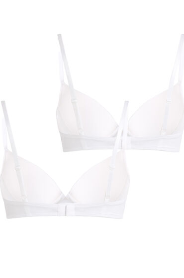 Hunkemöller Formpressad bygel-bh, 2-pack dam – bild 2
