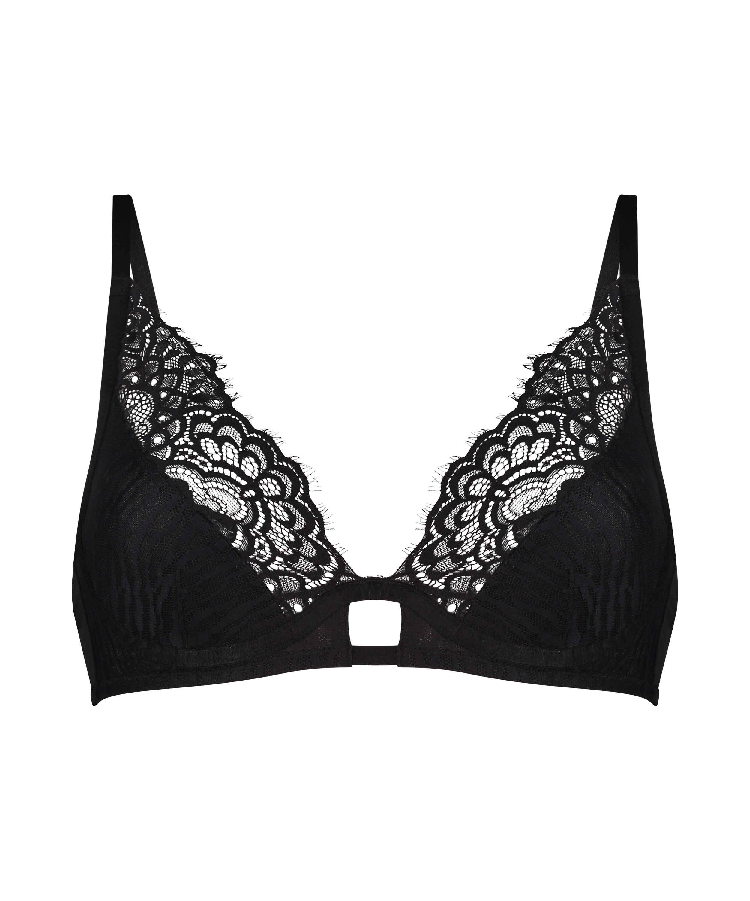 Icke-formpressad bygel-bh Misio, Svart