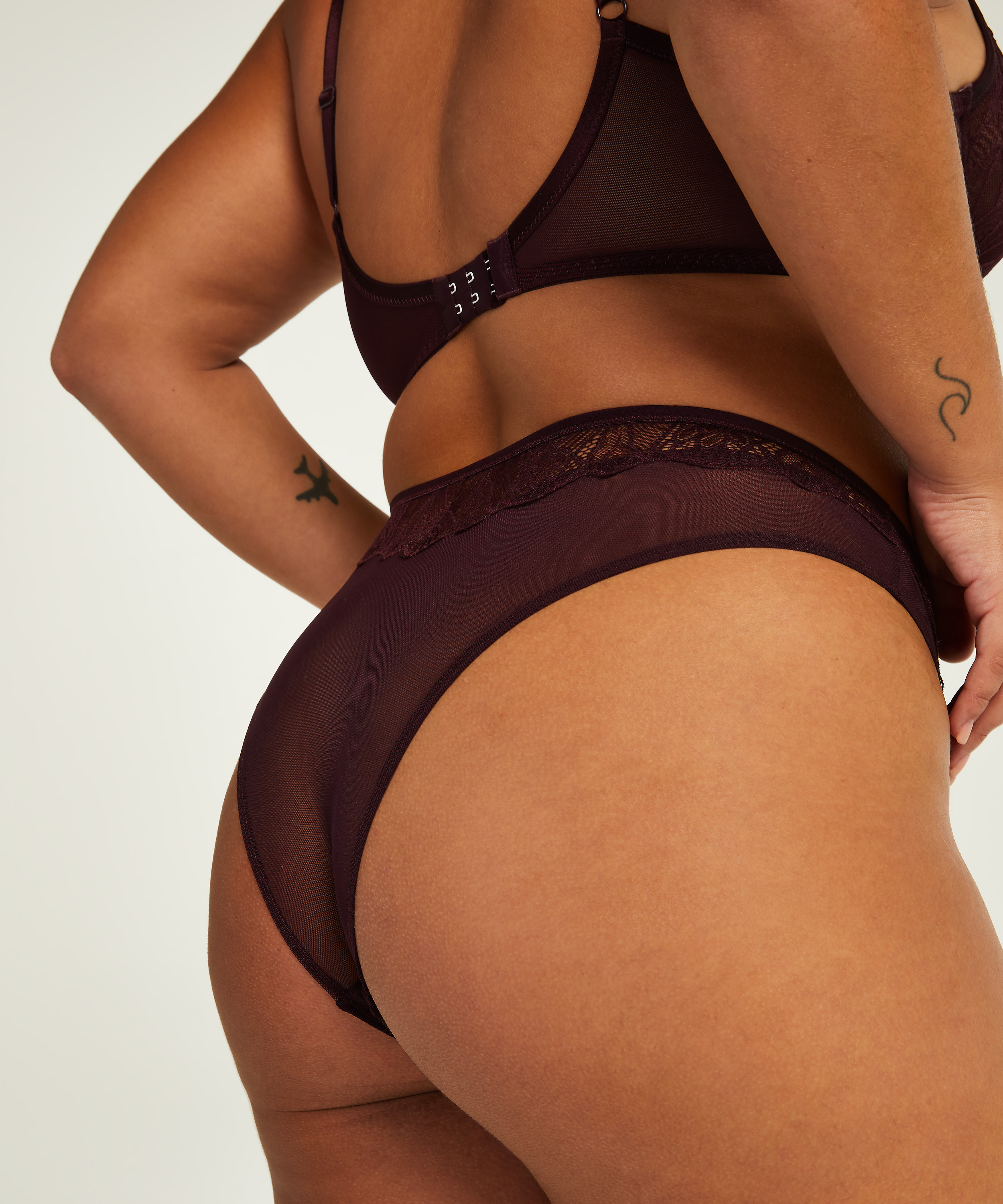 Mel högt skuren braziliantrosa I AM Danielle, Lila, main