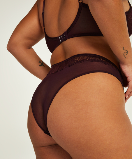 Mel högt skuren braziliantrosa I AM Danielle, Lila