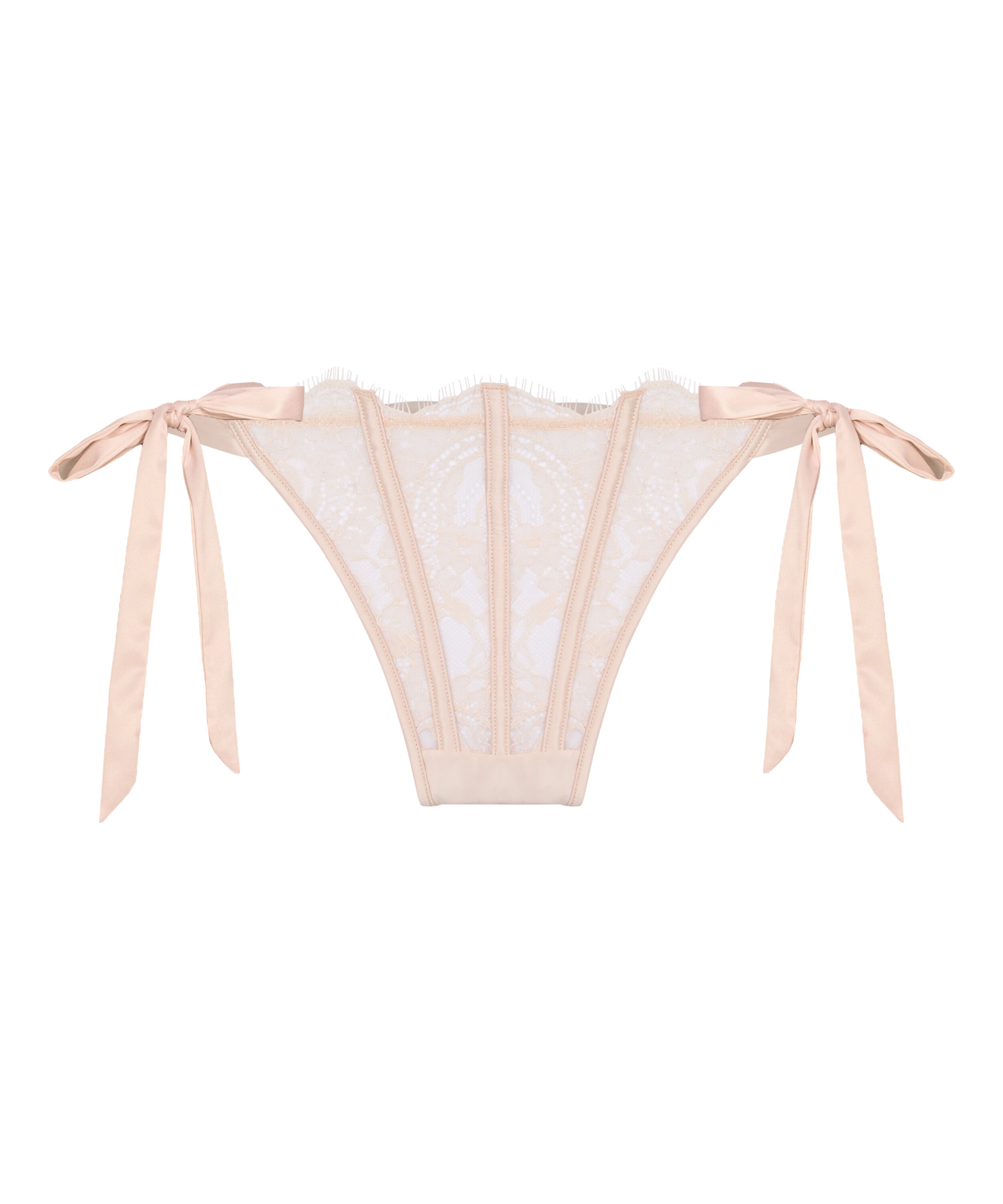Högskuren String Sylvia, Beige
