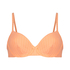 Ovadderad bikiniöverdel bygel-bh Gili, Orange