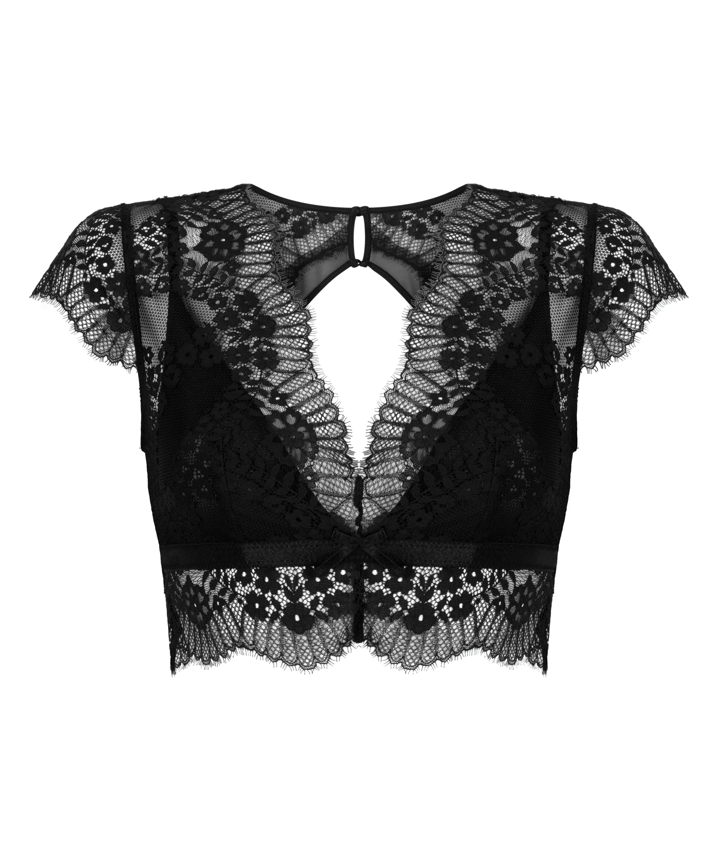 Bralette Daphne, Svart, main