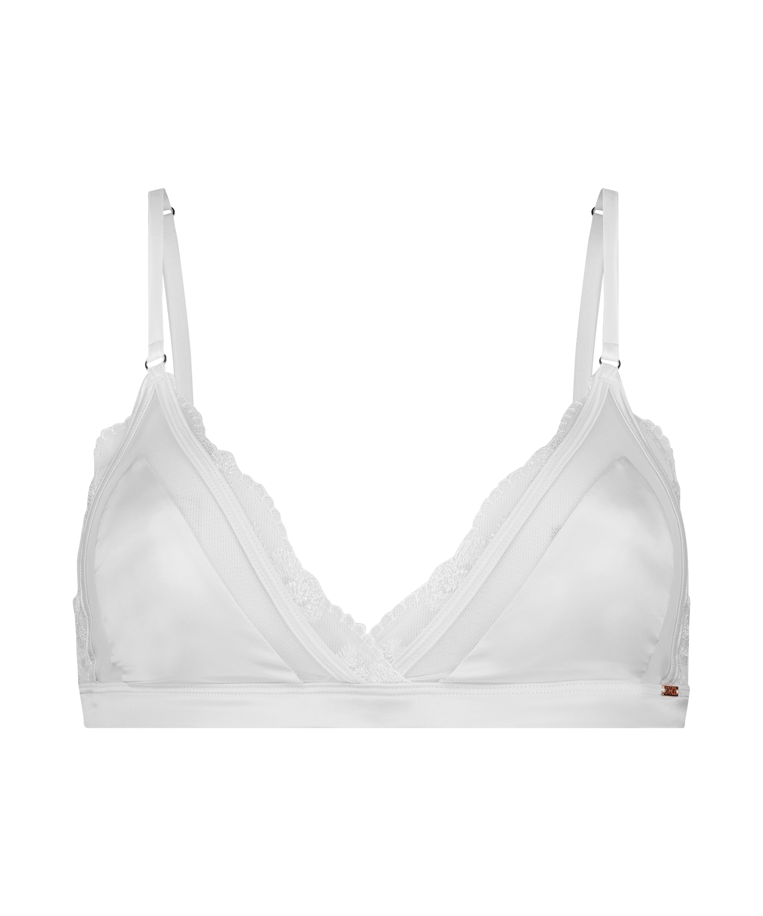 Bralette Celine, Vit, main