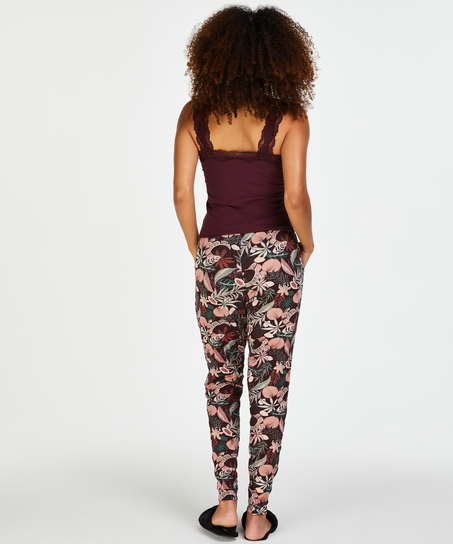 Petite Pyjamasbyxor Jersey, r&ouml;d