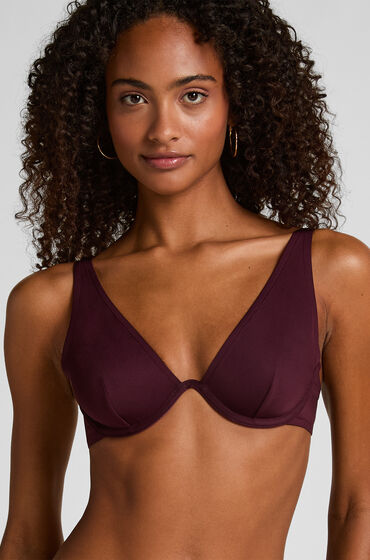 Hunkemöller Bikiniöverdel i neopren Lila