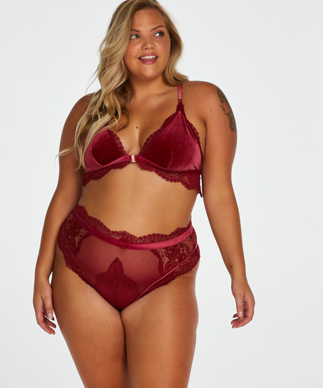 Maureen högt skuren stringtrosa Rebecca Mir, röd