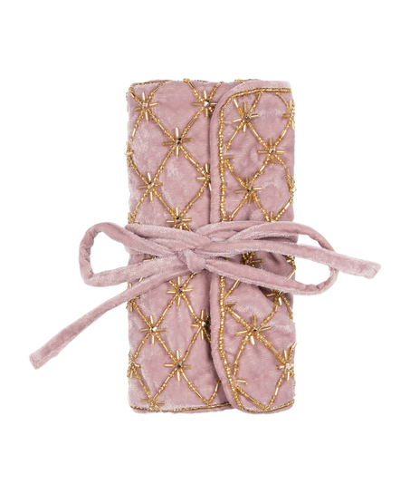 Smyckesp&aring;se med p&auml;rlor, Rosa